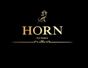 Projekt graficzny, nazwa firmy, tworzenie logo firm Logo firmy Horn styl wnętrza - jeanettJT
