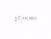 Projekt graficzny, nazwa firmy, tworzenie logo firm Logo firmy Horn styl wnętrza - TurkusArt