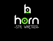 Projekt graficzny, nazwa firmy, tworzenie logo firm Logo firmy Horn styl wnętrza - ggiena