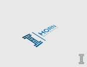 Projekt graficzny, nazwa firmy, tworzenie logo firm Logo firmy Horn styl wnętrza - myConcepT