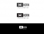 Projekt graficzny, nazwa firmy, tworzenie logo firm Logo firmy Horn styl wnętrza - 7thDesigners