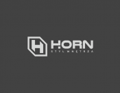 Projekt graficzny, nazwa firmy, tworzenie logo firm Logo firmy Horn styl wnętrza - feim