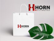 Projekt graficzny, nazwa firmy, tworzenie logo firm Logo firmy Horn styl wnętrza - P4vision