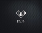 Projekt graficzny, nazwa firmy, tworzenie logo firm Logo firmy Horn styl wnętrza - MartaBlaszczykiewicz