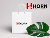 Projekt graficzny, nazwa firmy, tworzenie logo firm Logo firmy Horn styl wnętrza - P4vision