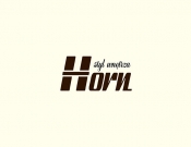 Projekt graficzny, nazwa firmy, tworzenie logo firm Logo firmy Horn styl wnętrza - justa087