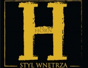 Projekt graficzny, nazwa firmy, tworzenie logo firm Logo firmy Horn styl wnętrza - Grubson123
