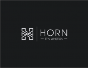 Projekt graficzny, nazwa firmy, tworzenie logo firm Logo firmy Horn styl wnętrza - malsta