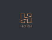 Projekt graficzny, nazwa firmy, tworzenie logo firm Logo firmy Horn styl wnętrza - dobrelogo