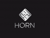 Projekt graficzny, nazwa firmy, tworzenie logo firm Logo firmy Horn styl wnętrza - rasti