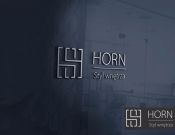 Projekt graficzny, nazwa firmy, tworzenie logo firm Logo firmy Horn styl wnętrza - JustynaeM