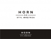 Projekt graficzny, nazwa firmy, tworzenie logo firm Logo firmy Horn styl wnętrza - ab-d