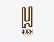 Projekt graficzny, nazwa firmy, tworzenie logo firm Logo firmy Horn styl wnętrza - Chriz