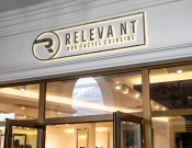 Projekt graficzny, nazwa firmy, tworzenie logo firm Logo dla producenta odzieży RELEVANT - feim