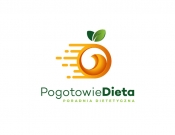 Projekt graficzny, nazwa firmy, tworzenie logo firm Logo dla poradni dietetycznej - p.design
