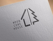 Projekt graficzny, nazwa firmy, tworzenie logo firm Logo producenta domów drewnianych - shadof