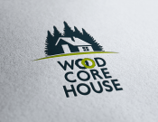 Projekt graficzny, nazwa firmy, tworzenie logo firm Logo producenta domów drewnianych - Lukasdesign