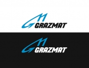 Projekt graficzny, nazwa firmy, tworzenie logo firm Logo dla firmy Grazmat - kotarska