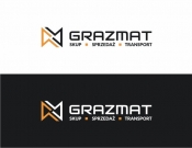 Projekt graficzny, nazwa firmy, tworzenie logo firm Logo dla firmy Grazmat - malsta