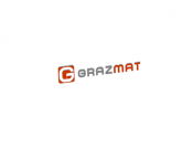 Projekt graficzny, nazwa firmy, tworzenie logo firm Logo dla firmy Grazmat - malarz