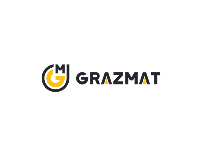 Projektowanie logo dla firm,  Logo dla firmy Grazmat, logo firm - jgr7