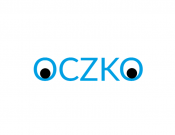 Projekt graficzny, nazwa firmy, tworzenie logo firm OCZKO - gabinet okulistyczny. - Dymi