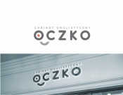 Projekt graficzny, nazwa firmy, tworzenie logo firm OCZKO - gabinet okulistyczny. - stone