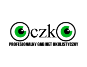Projekt graficzny, nazwa firmy, tworzenie logo firm OCZKO - gabinet okulistyczny. - alienmar