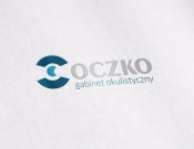 Projekt graficzny, nazwa firmy, tworzenie logo firm OCZKO - gabinet okulistyczny. - mika