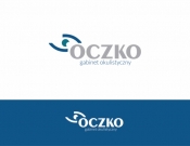 Projekt graficzny, nazwa firmy, tworzenie logo firm OCZKO - gabinet okulistyczny. - mika