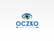 Projekt graficzny, nazwa firmy, tworzenie logo firm OCZKO - gabinet okulistyczny. - DiTom