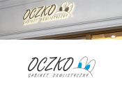 Projekt graficzny, nazwa firmy, tworzenie logo firm OCZKO - gabinet okulistyczny. - Kulahela