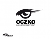 Projekt graficzny, nazwa firmy, tworzenie logo firm OCZKO - gabinet okulistyczny. - A_Design