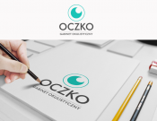 Projekt graficzny, nazwa firmy, tworzenie logo firm OCZKO - gabinet okulistyczny. - P4vision