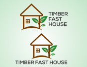 Projekt graficzny, nazwa firmy, tworzenie logo firm Logo firmy budującej domy z drewna. - Centar