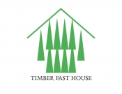 Projekt graficzny, nazwa firmy, tworzenie logo firm Logo firmy budującej domy z drewna. - pao-li79