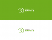 Projekt graficzny, nazwa firmy, tworzenie logo firm Logo firmy budującej domy z drewna. - Butryk
