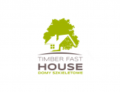 projektowanie logo oraz grafiki online Logo firmy budującej domy z drewna.