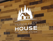 Projekt graficzny, nazwa firmy, tworzenie logo firm Logo firmy budującej domy z drewna. - Lukasdesign