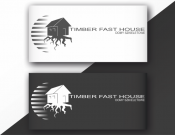 Projekt graficzny, nazwa firmy, tworzenie logo firm Logo firmy budującej domy z drewna. - MP logo