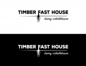 Projekt graficzny, nazwa firmy, tworzenie logo firm Logo firmy budującej domy z drewna. - ZAKAS