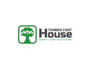 Projekt graficzny, nazwa firmy, tworzenie logo firm Logo firmy budującej domy z drewna. - feim