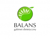 Projekt graficzny, nazwa firmy, tworzenie logo firm BALANS gabinet dietetyczny Logo - IzaGraf