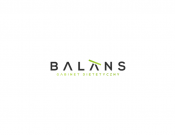 Projekt graficzny, nazwa firmy, tworzenie logo firm BALANS gabinet dietetyczny Logo - tyna