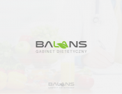 Projekt graficzny, nazwa firmy, tworzenie logo firm BALANS gabinet dietetyczny Logo - myConcepT