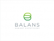 Projekt graficzny, nazwa firmy, tworzenie logo firm BALANS gabinet dietetyczny Logo - OBSYDIAN
