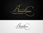 Projekt graficzny, nazwa firmy, tworzenie logo firm Logo dla salonu Nails & Makeup - mooya