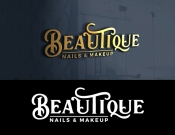 Projekt graficzny, nazwa firmy, tworzenie logo firm Logo dla salonu Nails & Makeup - BettyBlue