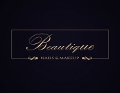 Projekt graficzny, nazwa firmy, tworzenie logo firm Logo dla salonu Nails & Makeup - Bepe