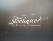 Projekt graficzny, nazwa firmy, tworzenie logo firm Logo dla salonu Nails & Makeup - Butryk